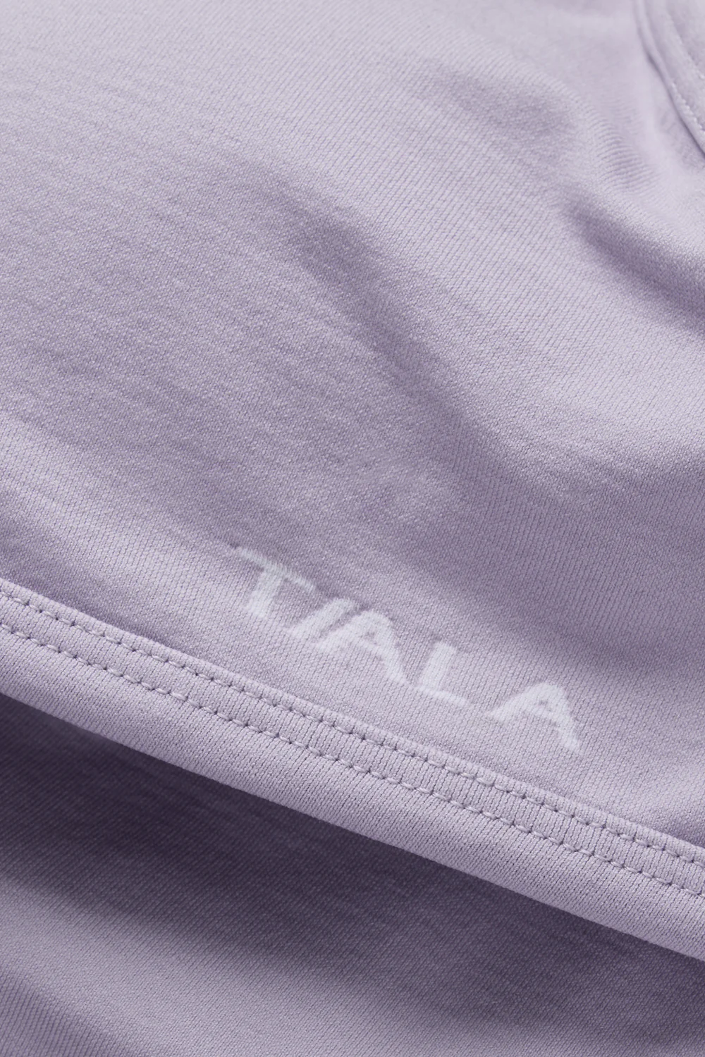 Sculpt Seamless Ruched Cross Back Sports Bra - Lilac - Image 5