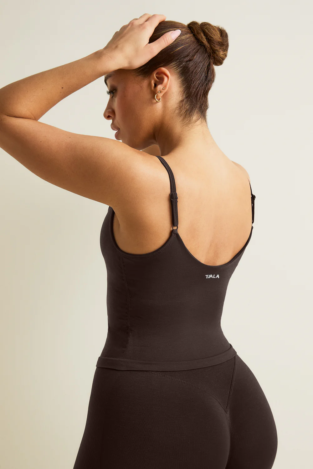 Sculpt Seamless Ruched Vest - Americano - Image 3