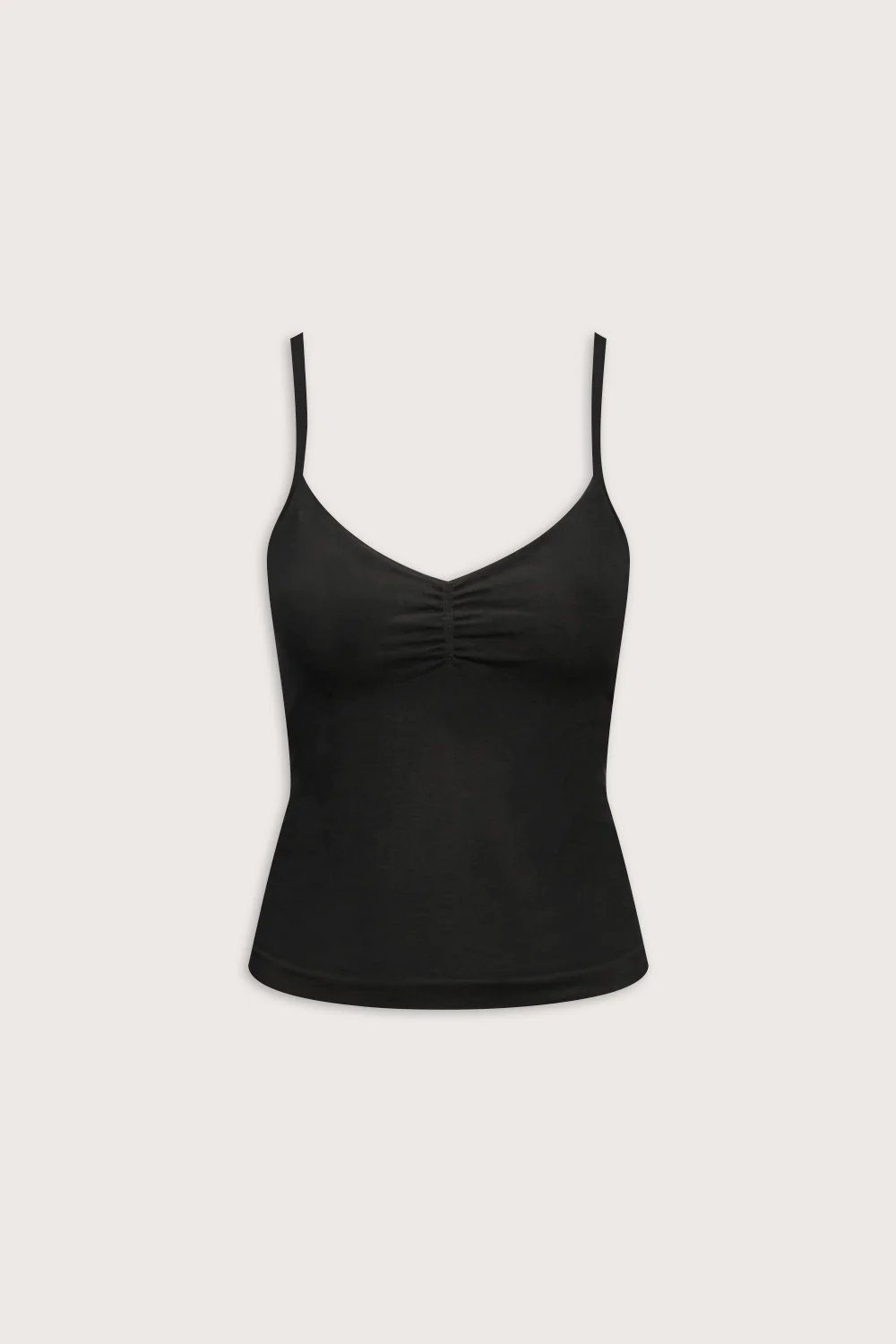 Sculpt Seamless Ruched Vest - Black Marl - Image 2