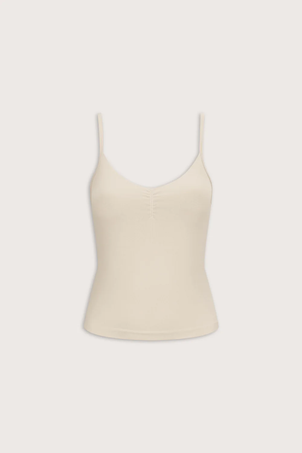 Sculpt Seamless Ruched Vest - Chai - Image 2