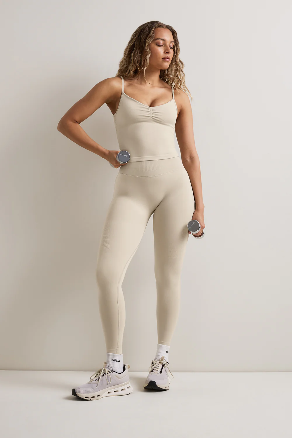 Sculpt Seamless Ruched Vest - Chai - Image 5
