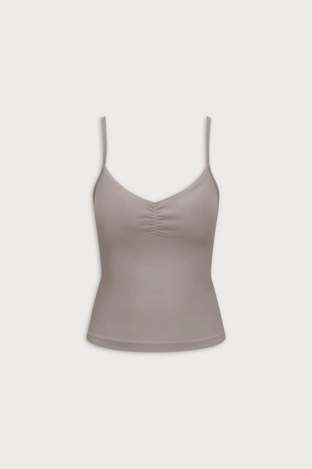 Sculpt Seamless Ruched Vest - Pebble - Image 2