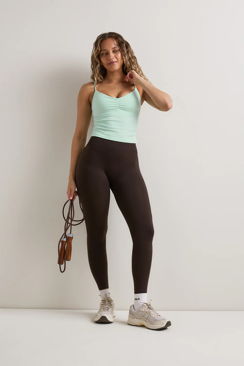 Sculpt Seamless Ruched Vest - Soft Mint - Image 5