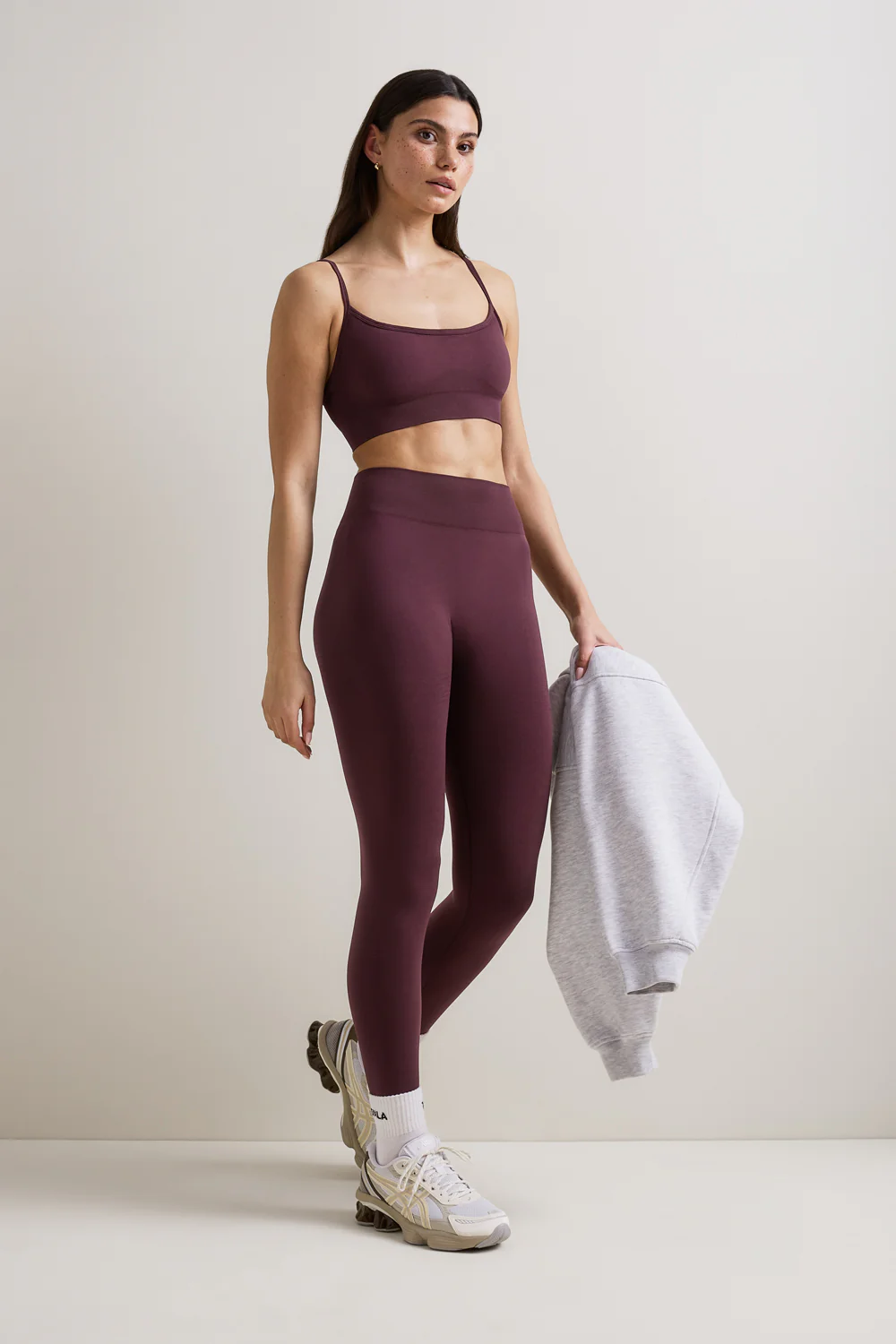 Sculpt Seamless Scrunch Legging - Fig - Image 3