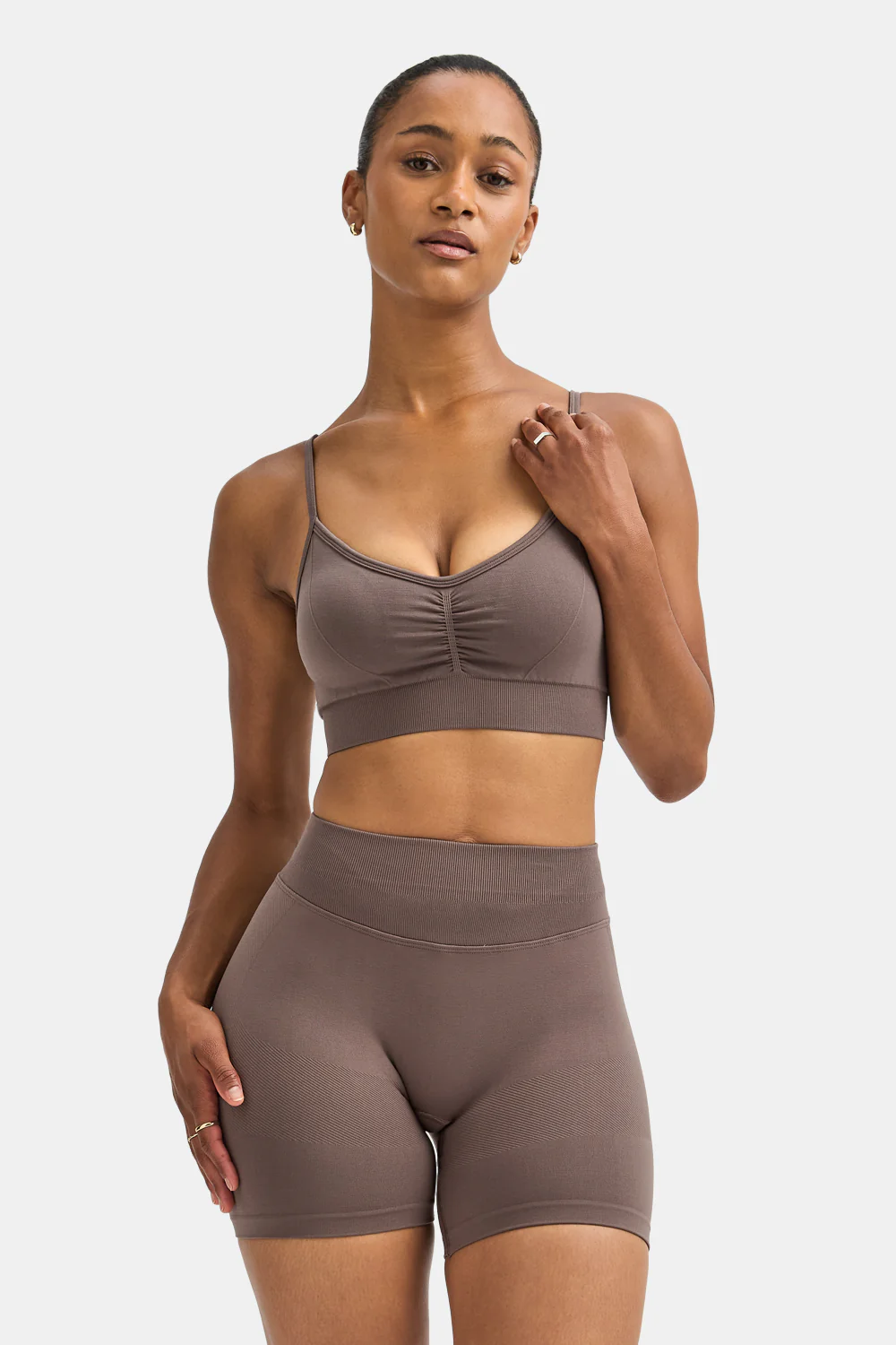 Sculpt Seamless UltraSculpt Shorts - Dark Truffle - Image 5