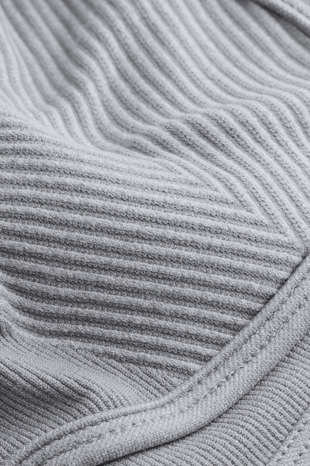 Seamless Rib Bra - Vintage Grey - Image 5