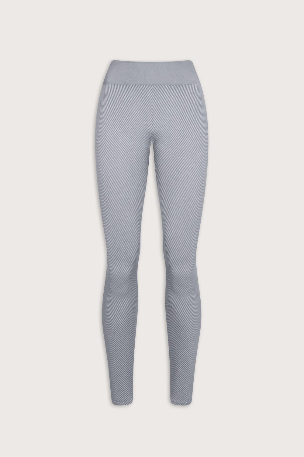 Seamless Rib Legging - Vintage Grey - Image 2