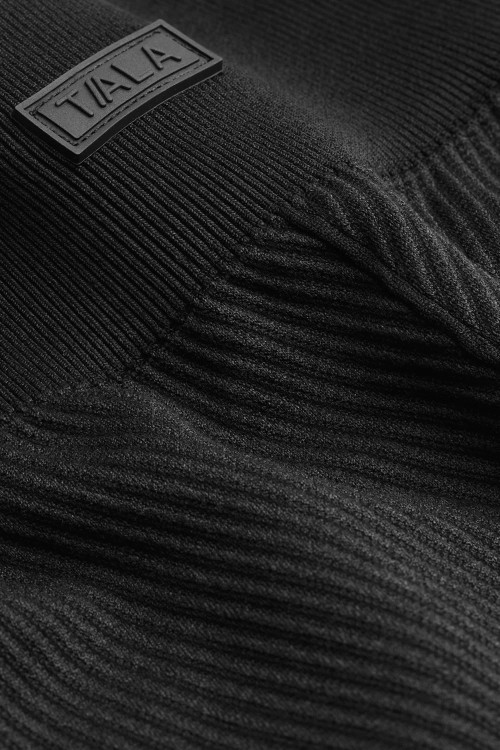 Seamless Rib Shorts - Vintage Black - Image 5