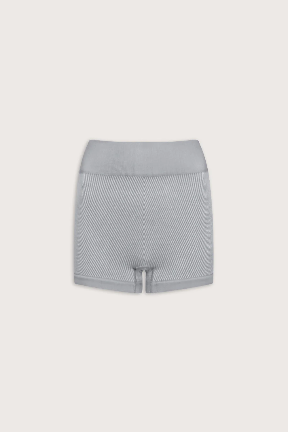 Seamless Rib Shorts - Vintage Grey - Image 2