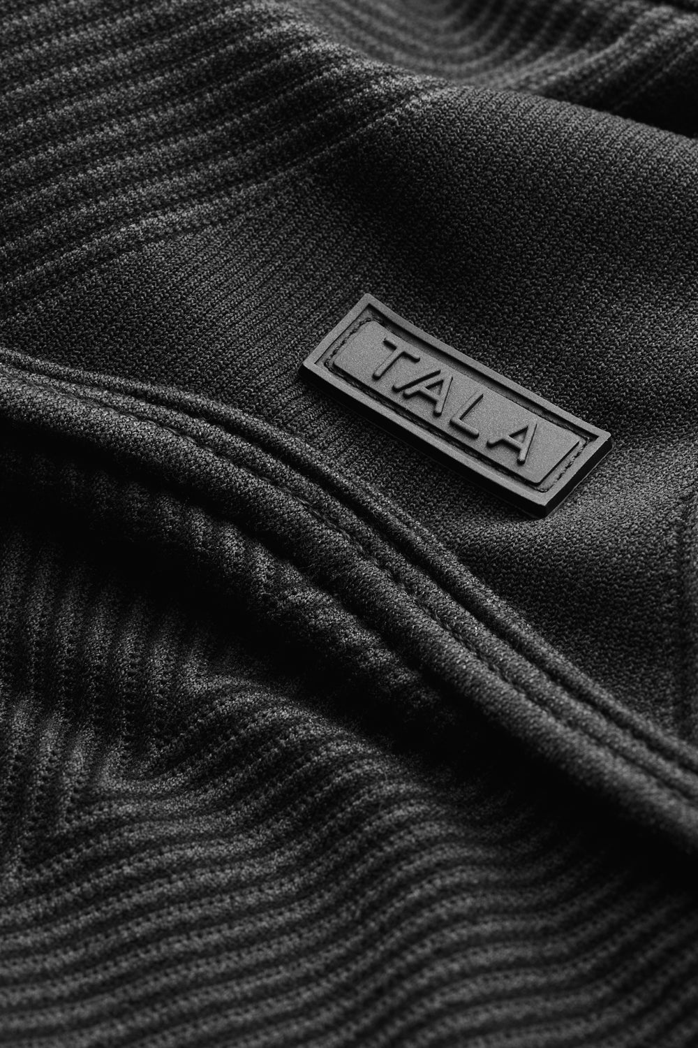 Seamless Rib Vest - Vintage Black - Image 5