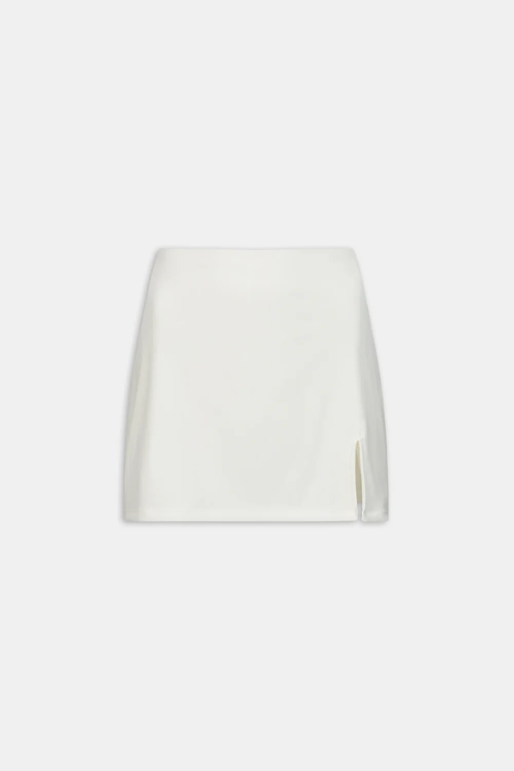 SkinLuxe Asymmetric Side Split Skort - Coconut Milk - Image 2