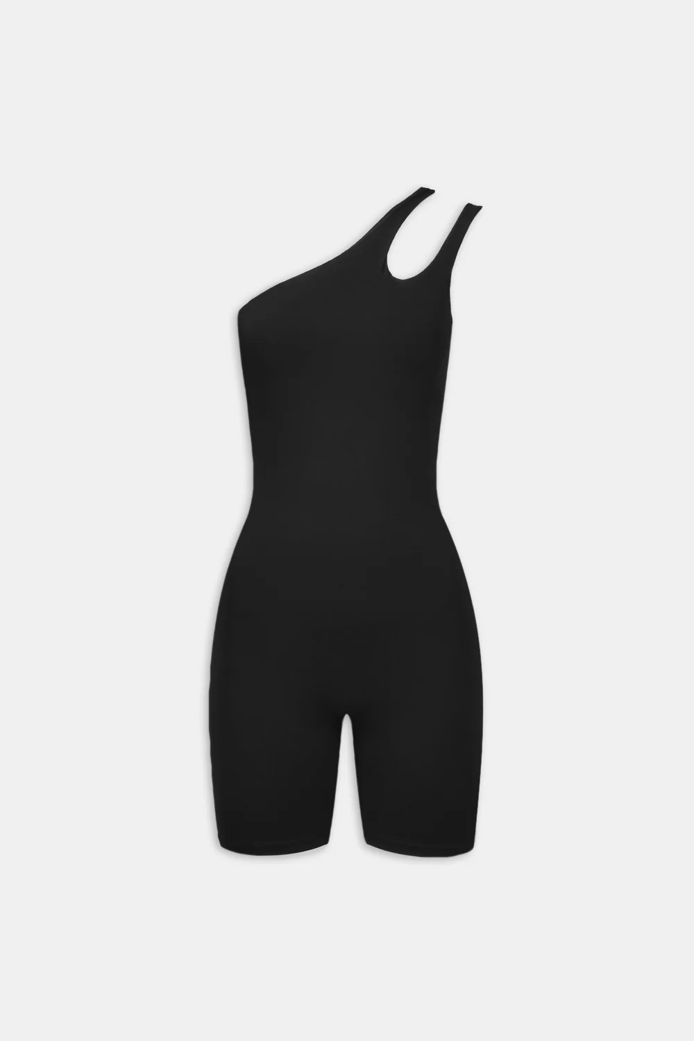 SkinLuxe Asymmetric Unitard - Shadow Black - Image 8
