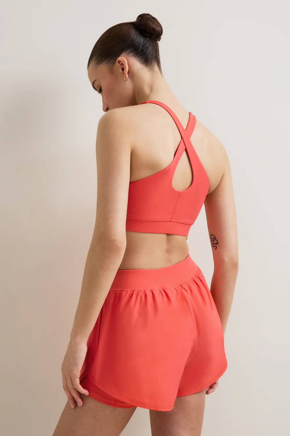 SkinLuxe Built-In 2In1 Short - Coral - Image 4