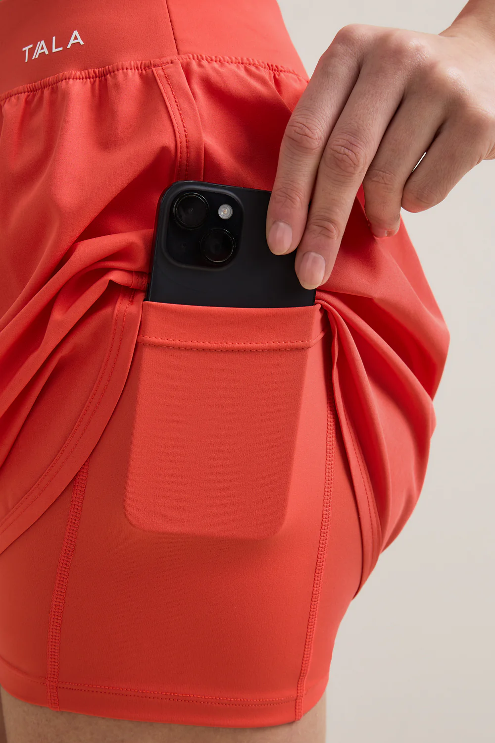 SkinLuxe Built-In 2In1 Short - Coral - Image 5