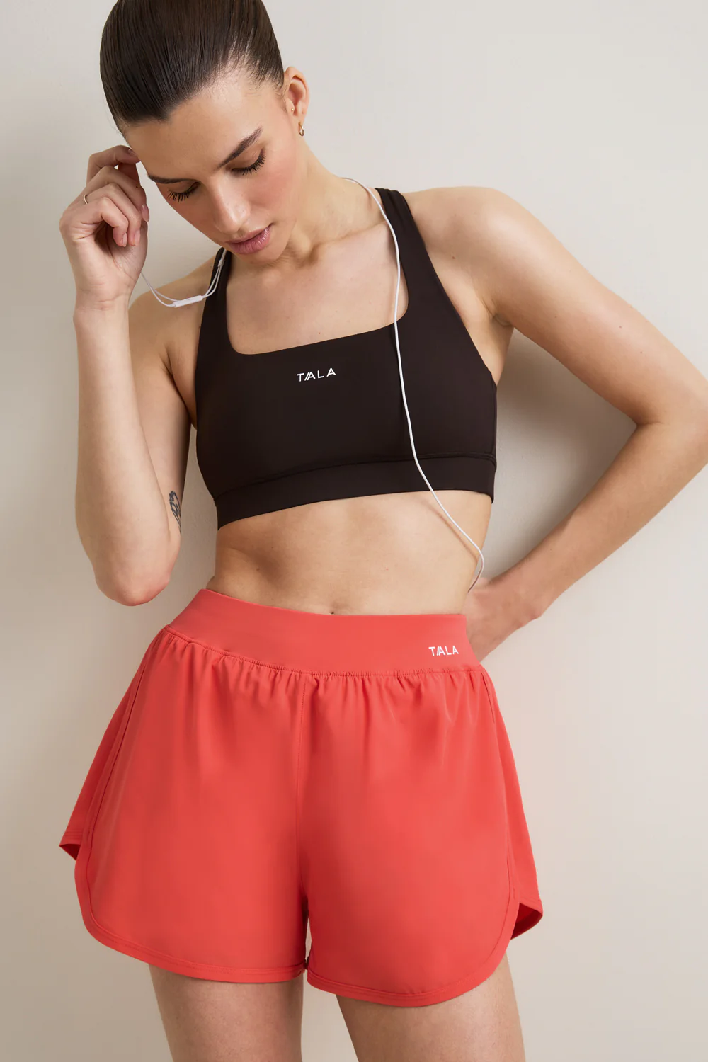 SkinLuxe Built-In 2In1 Short - Coral - Image 7