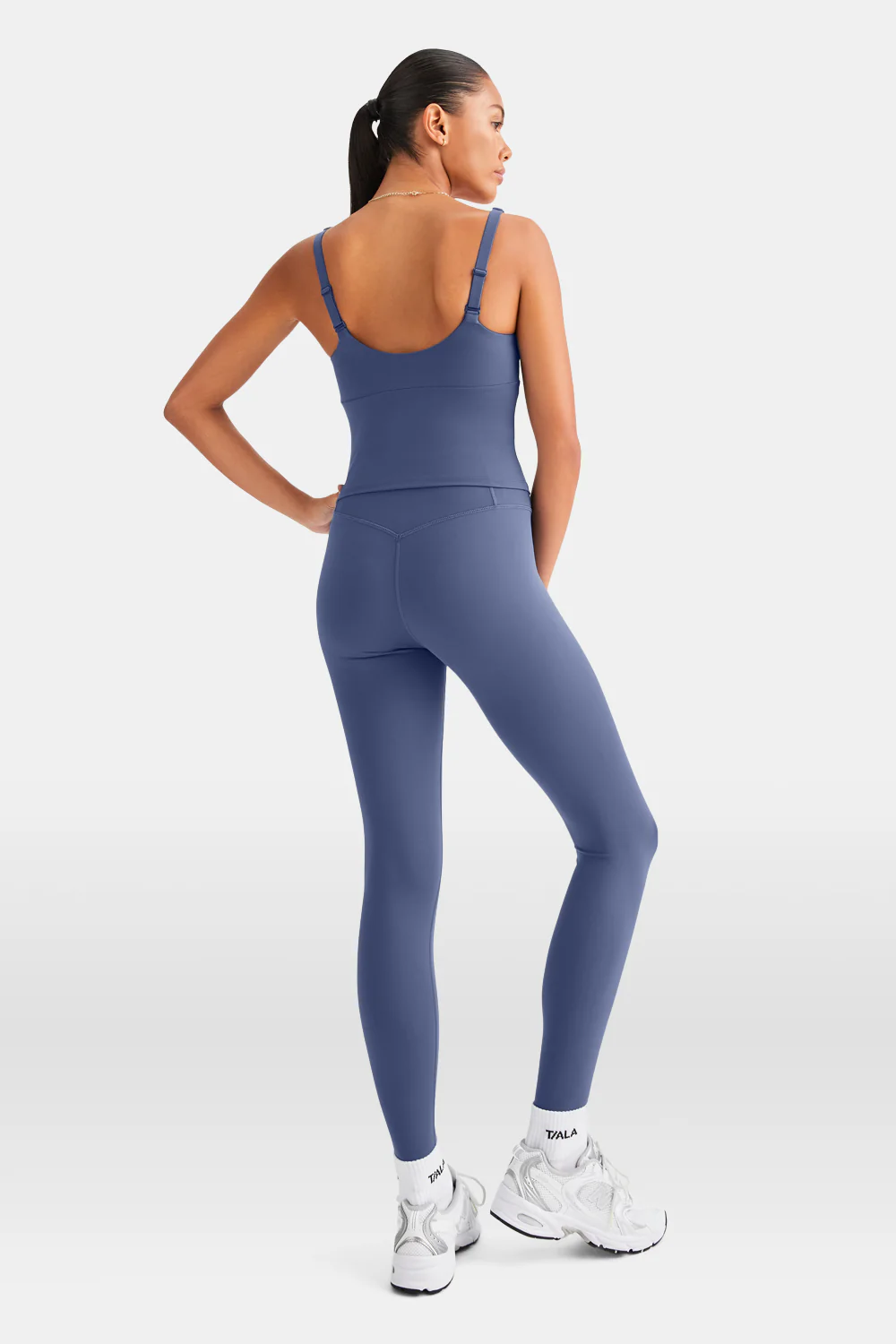 SkinLuxe Scoop Neck Vest - Vintage Blue - Image 12