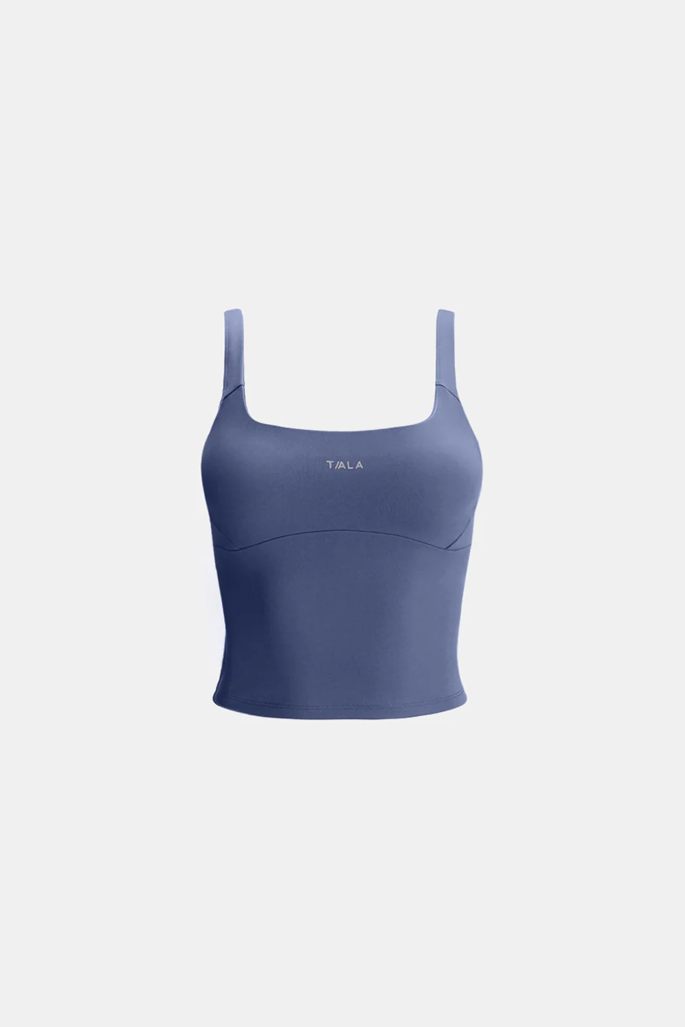 SkinLuxe Scoop Neck Vest - Vintage Blue - Image 9