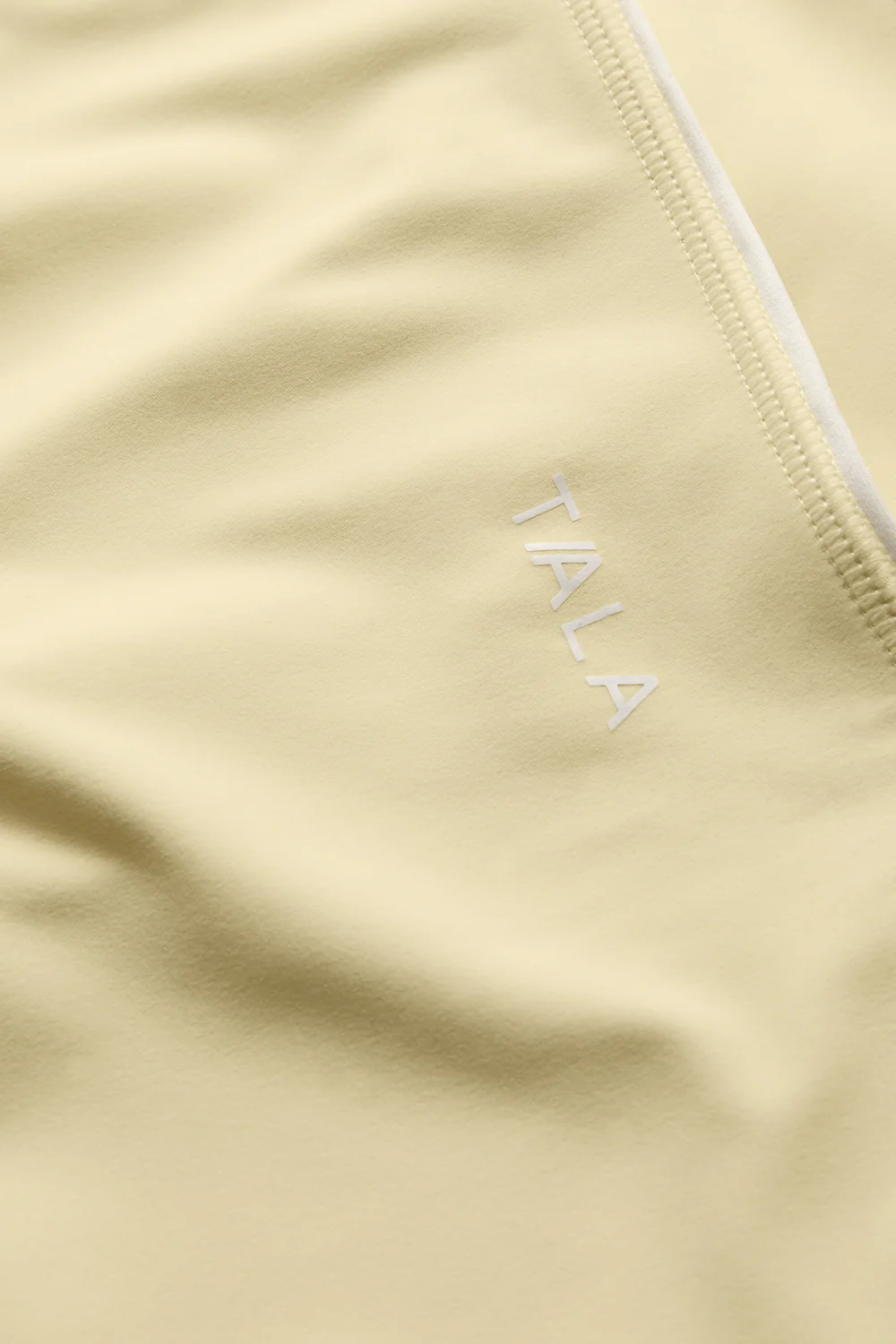 SkinLuxe Contrast Piping Mini Skort - Lemon Yellow - Image 8