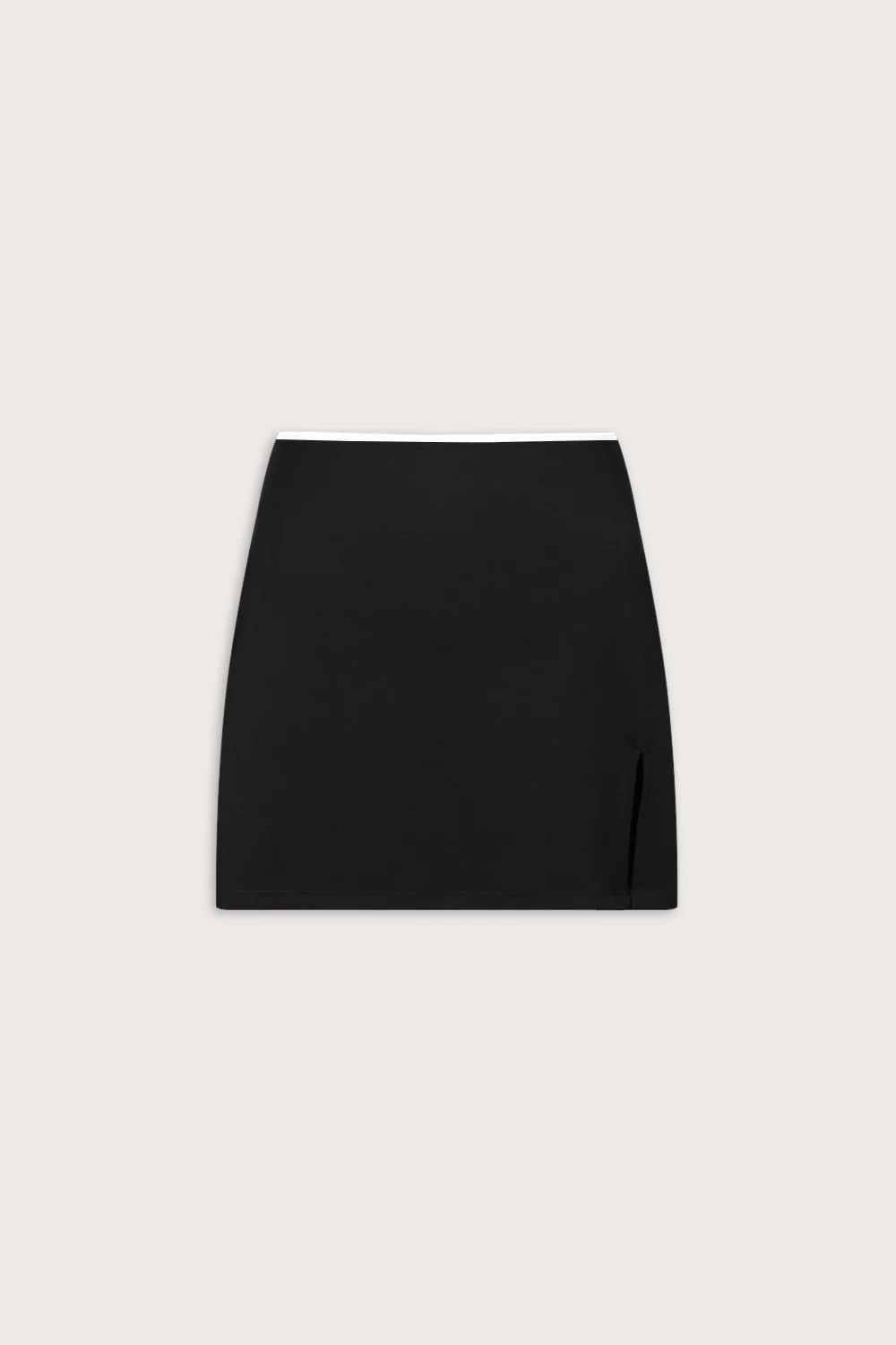 SkinLuxe Contrast Piping Mini Skort - Shadow Black - Image 2