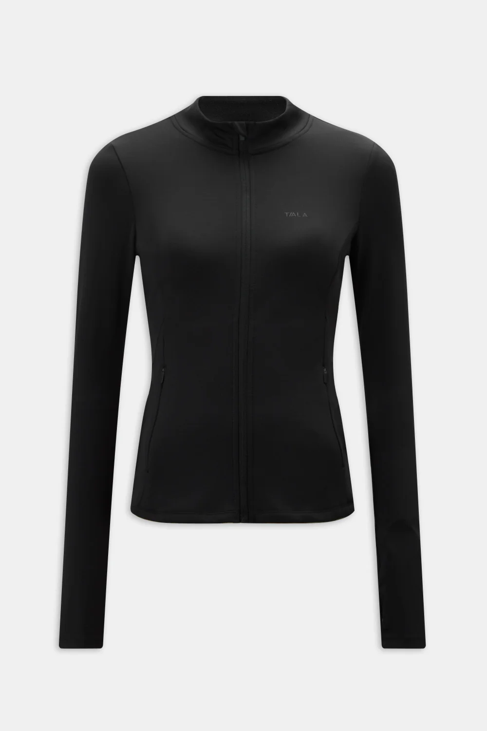 SkinLuxe Fleece Zip Through Jacket - Shadow Black - Image 2