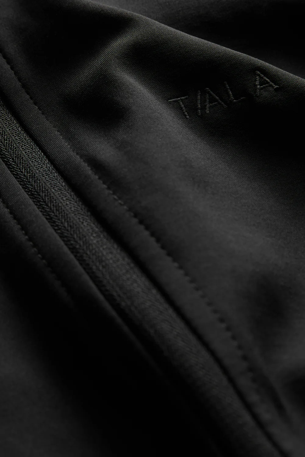 SkinLuxe Fleece Zip Through Jacket - Shadow Black - Image 7