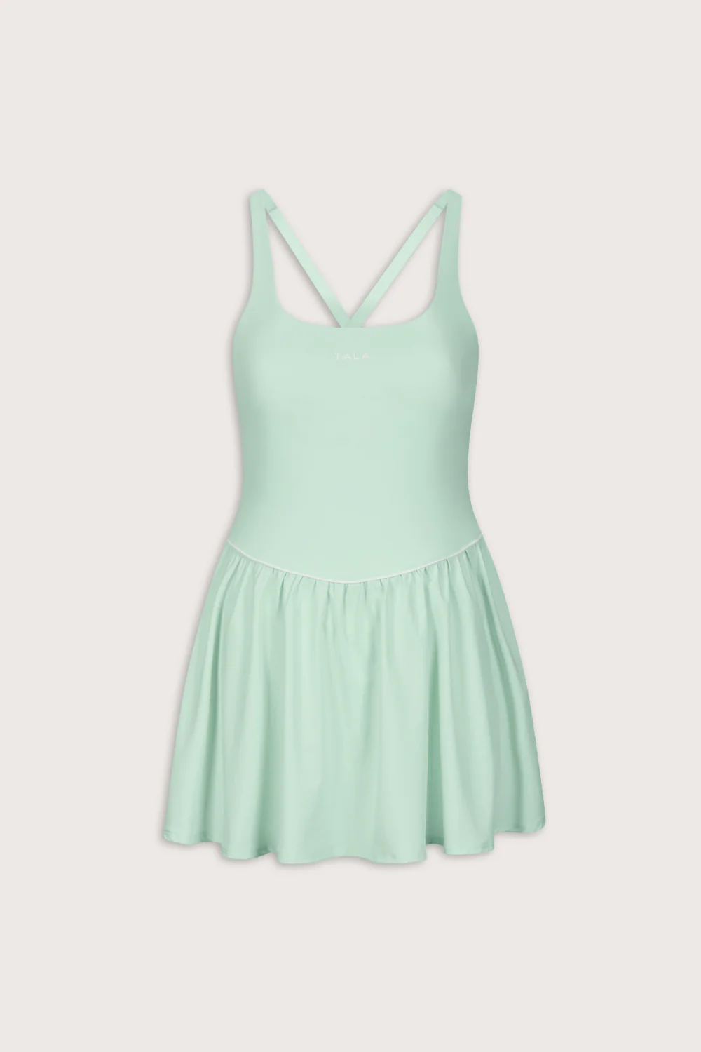 SkinLuxe Floaty Active Dress - Soft Mint - Image 2