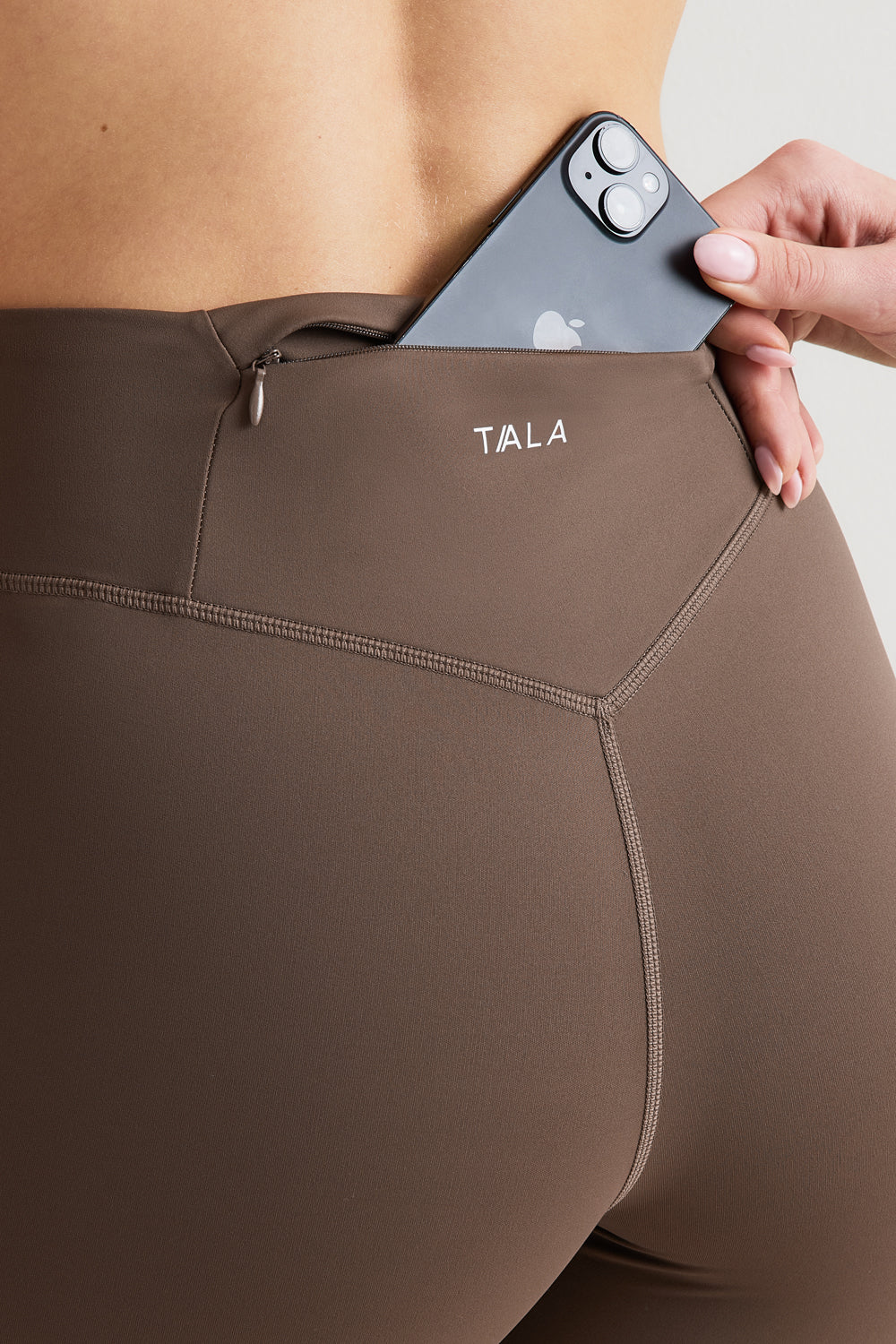 SkinLuxe High Waisted Legging - Cortado Brown - Image 5