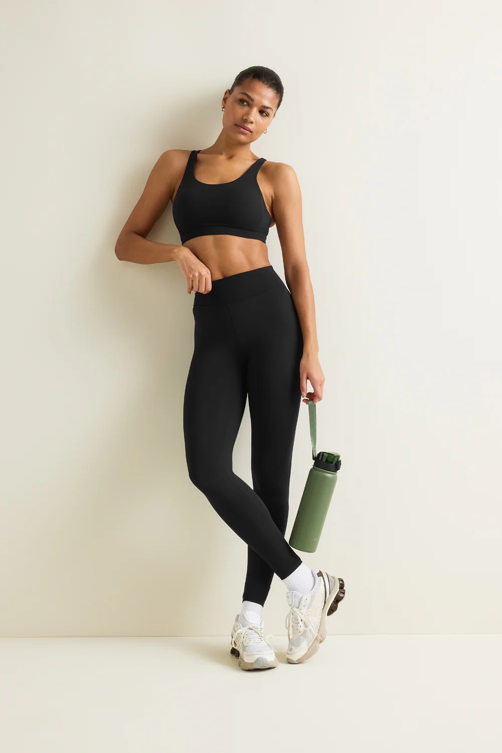 SkinLuxe High Waisted Legging - Shadow Black - Image 3