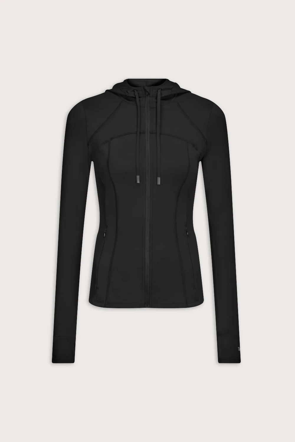 SkinLuxe Hooded Running Jacket - Black - Image 2