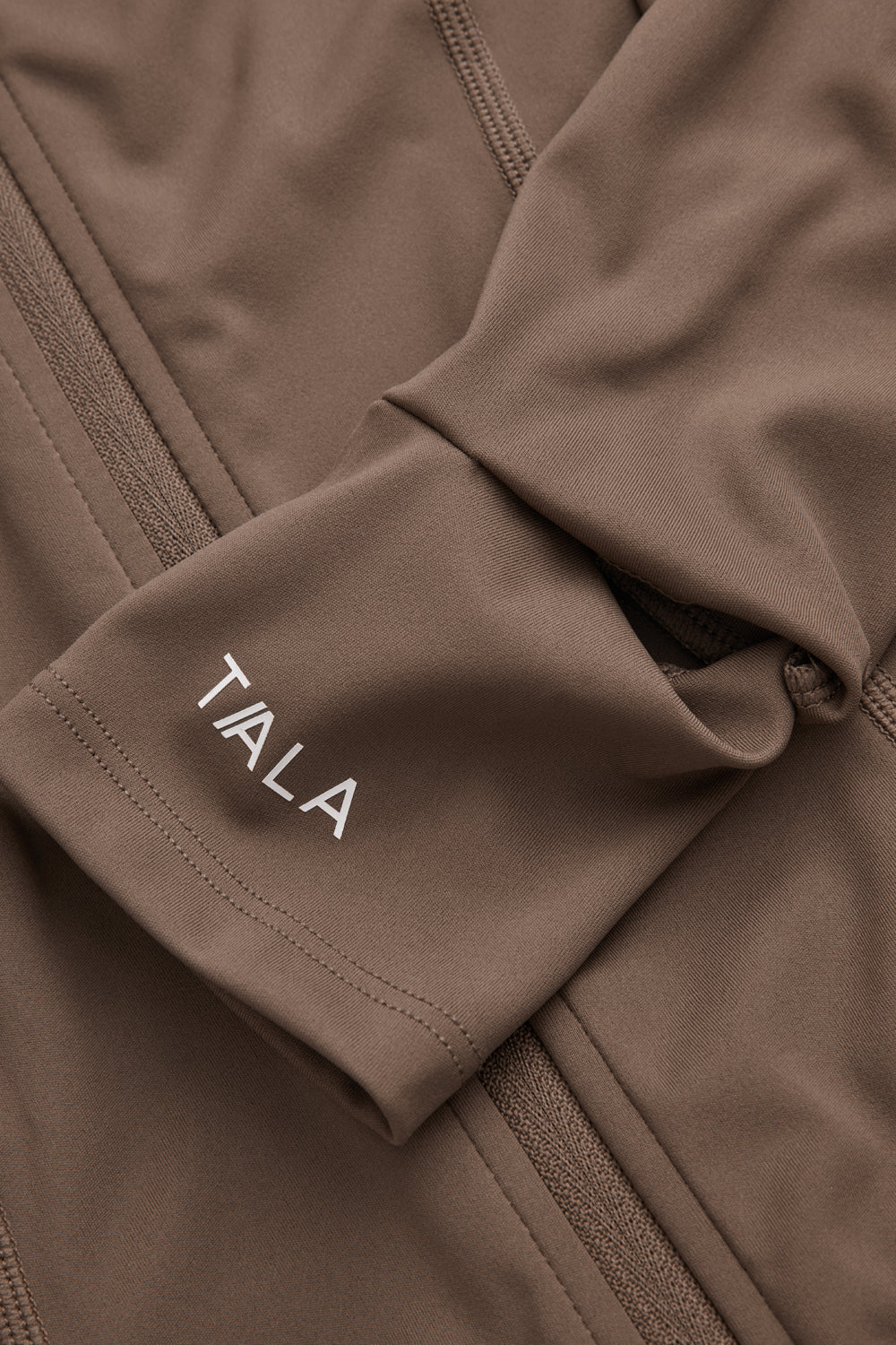SkinLuxe Hooded Running Jacket - Cortado Brown - Image 8
