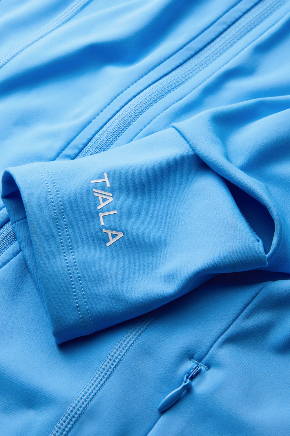 SkinLuxe Hooded Running Jacket - Sky Blue - Image 7