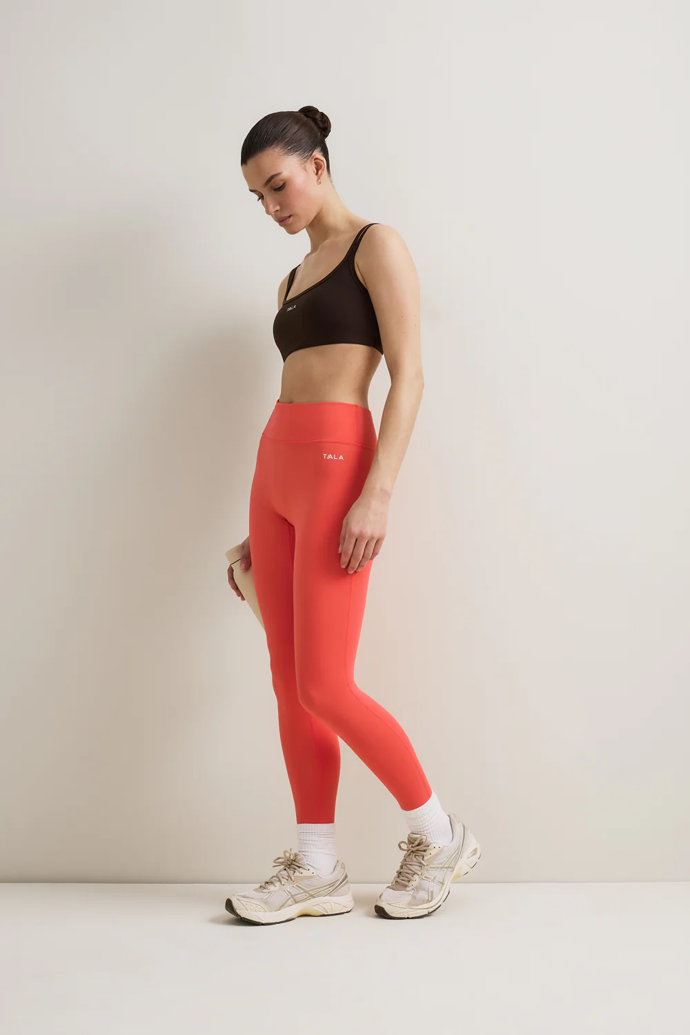 SkinLuxe No Front Seam Legging - Coral - Image 5