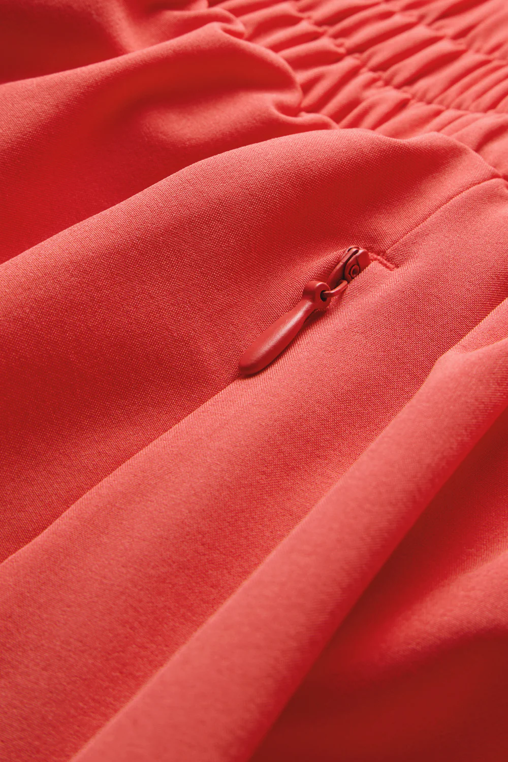 SkinLuxe Ruched Waist Floaty Short - Coral - Image 5