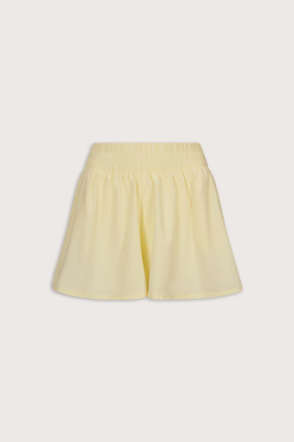 SkinLuxe Ruched Waist Floaty Short - Lemon Yellow - Image 2