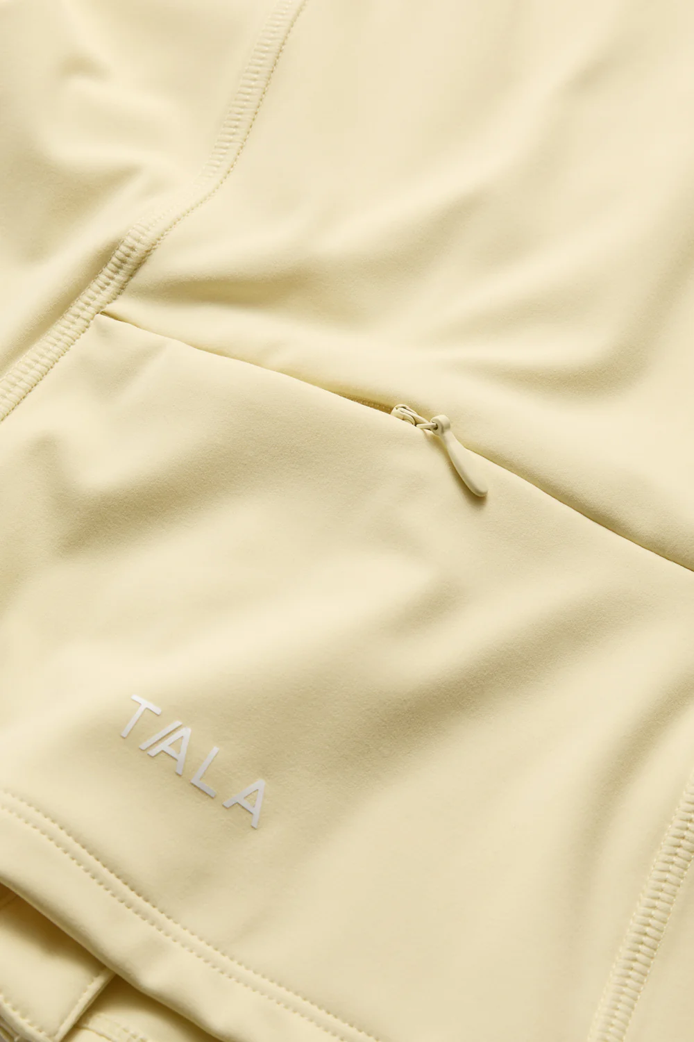 SkinLuxe Sleeveless Zip Through Running Top - Lemon Yellow - Image 7