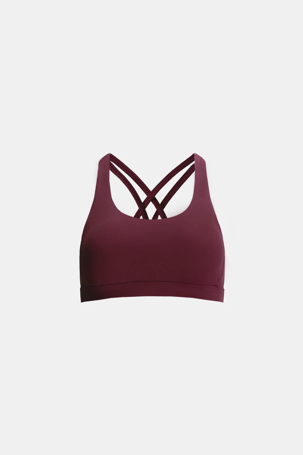 SkinLuxe Tank Sports Bra - Burgundy - Image 8