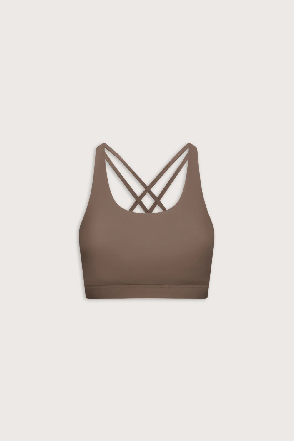 SkinLuxe Tank Sports Bra - Cortado Brown - Image 2