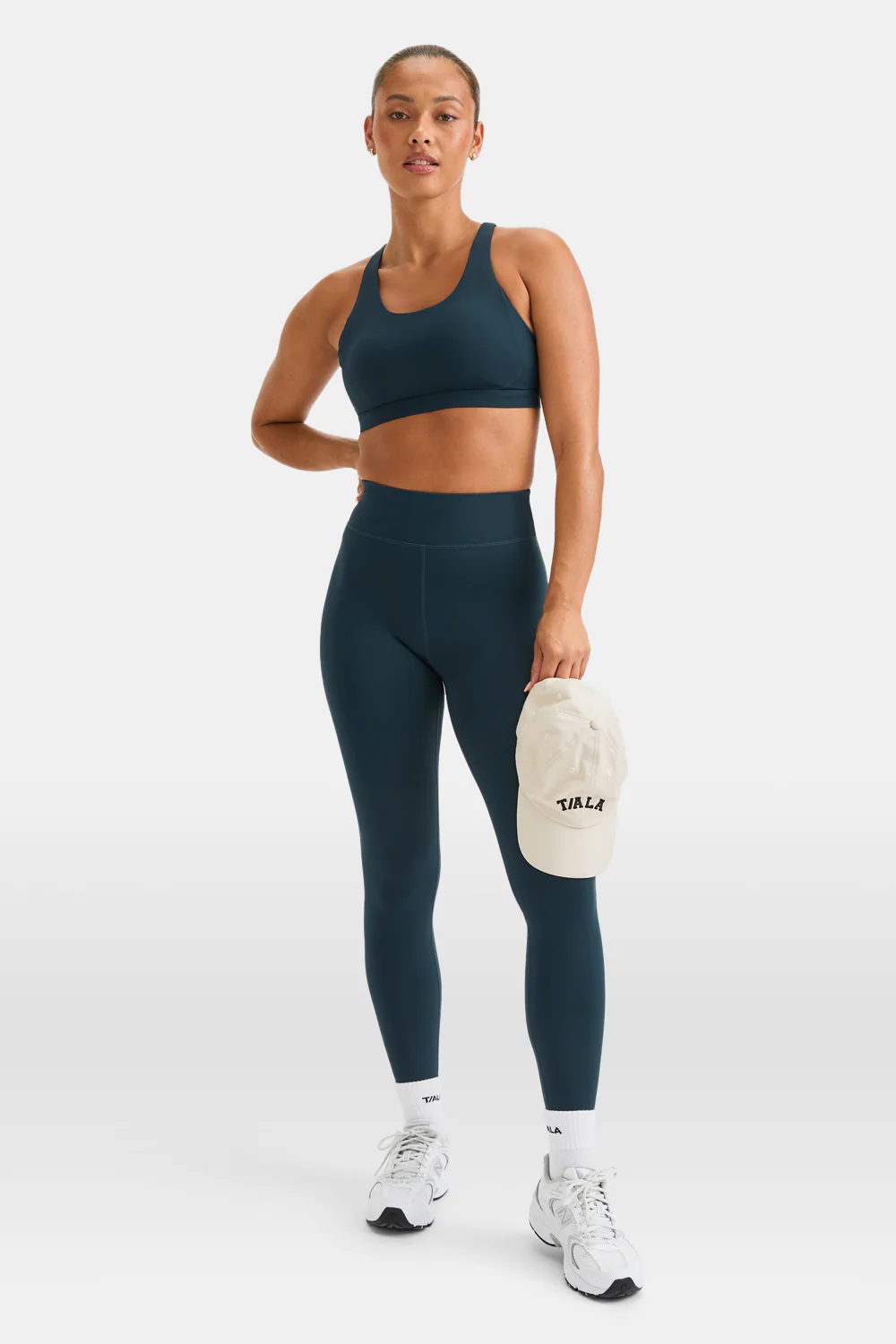 SkinLuxe Tank Sports Bra - Rich Teal - Image 4