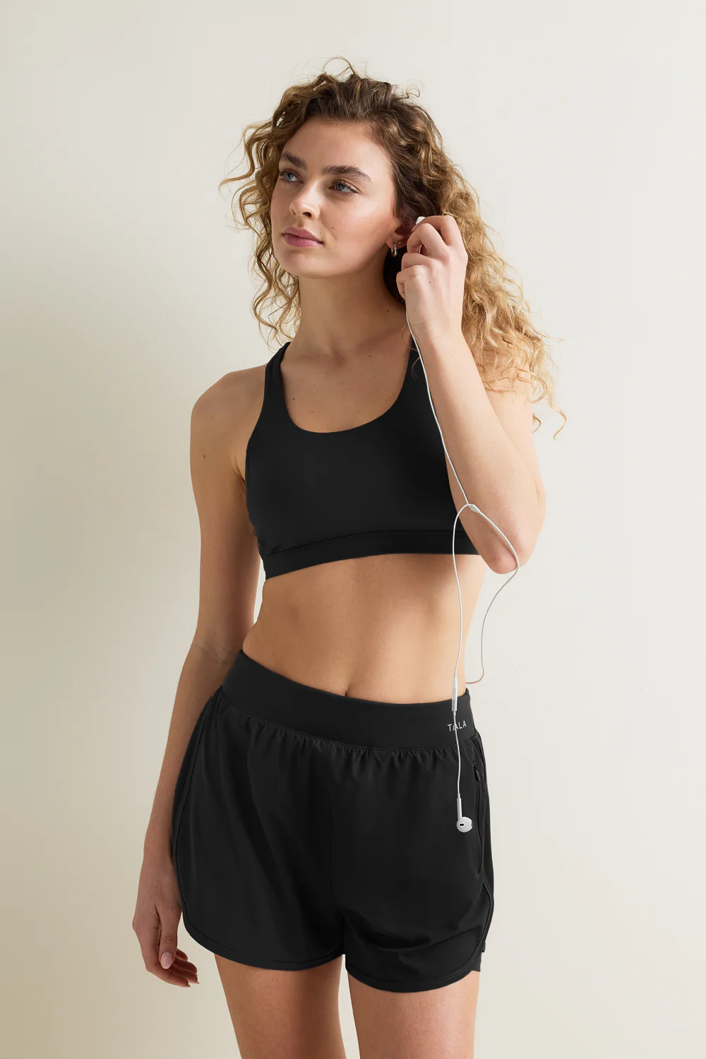 SkinLuxe Tank Sports Bra - Shadow Black - Image 3