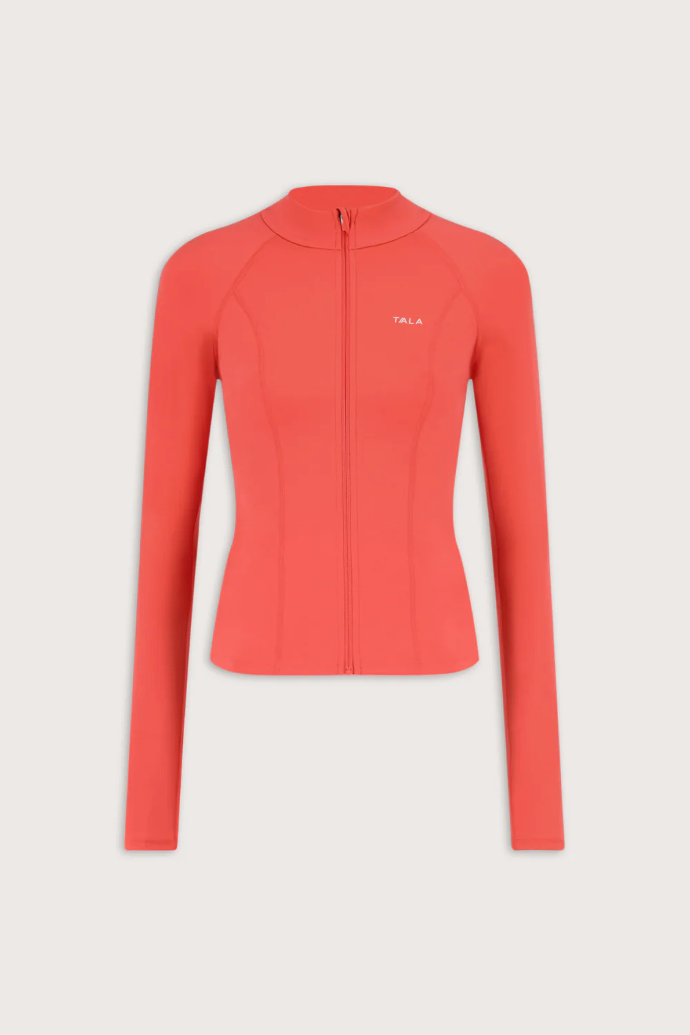 SkinLuxe Zip Through Jacket - Coral - Image 2