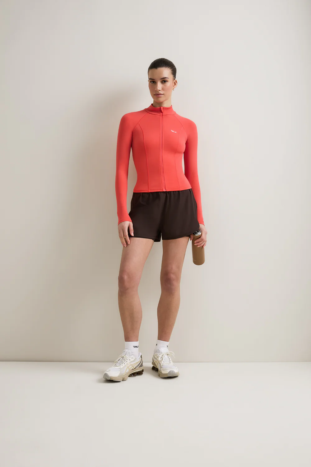 SkinLuxe Zip Through Jacket - Coral - Image 3