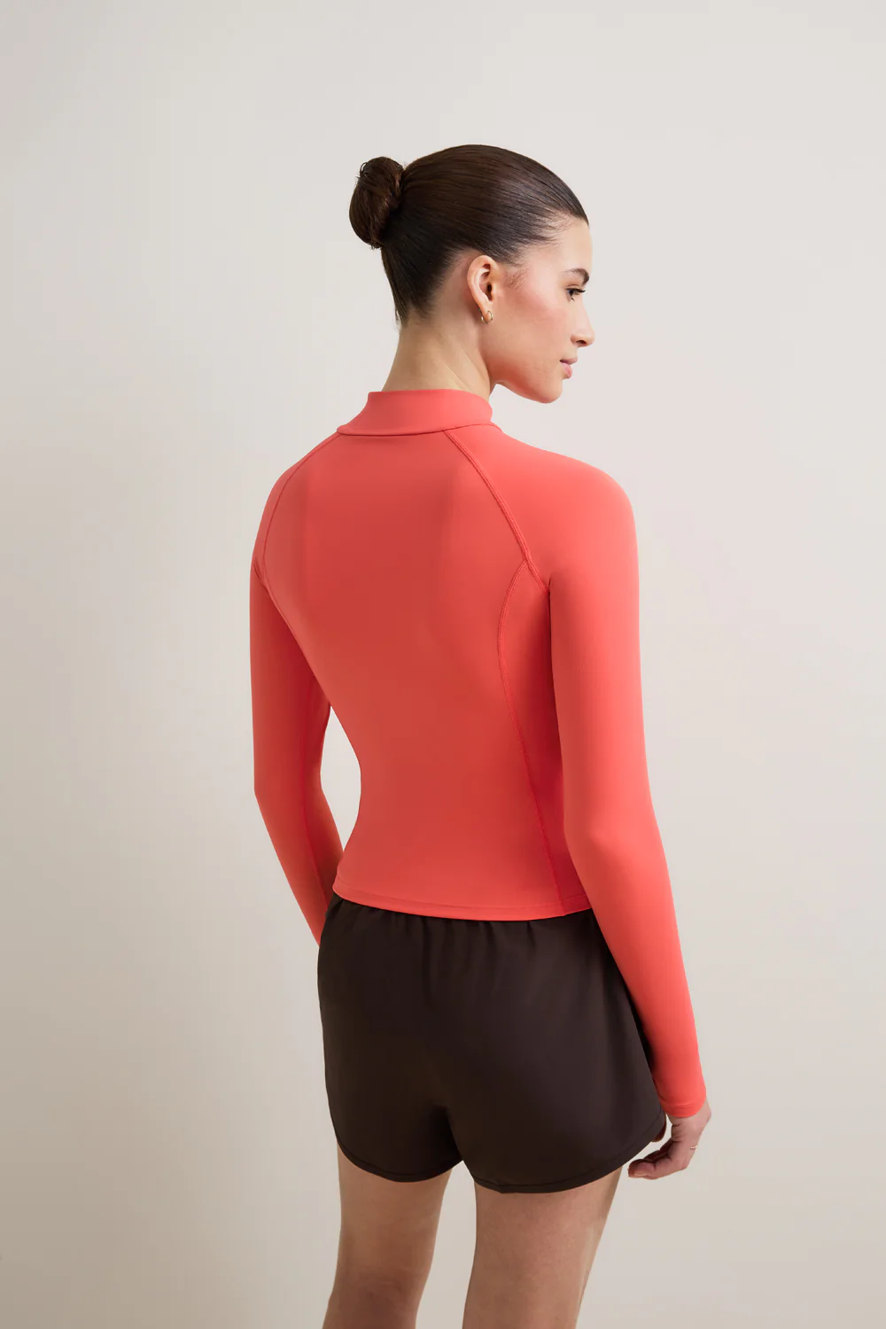 SkinLuxe Zip Through Jacket - Coral - Image 4