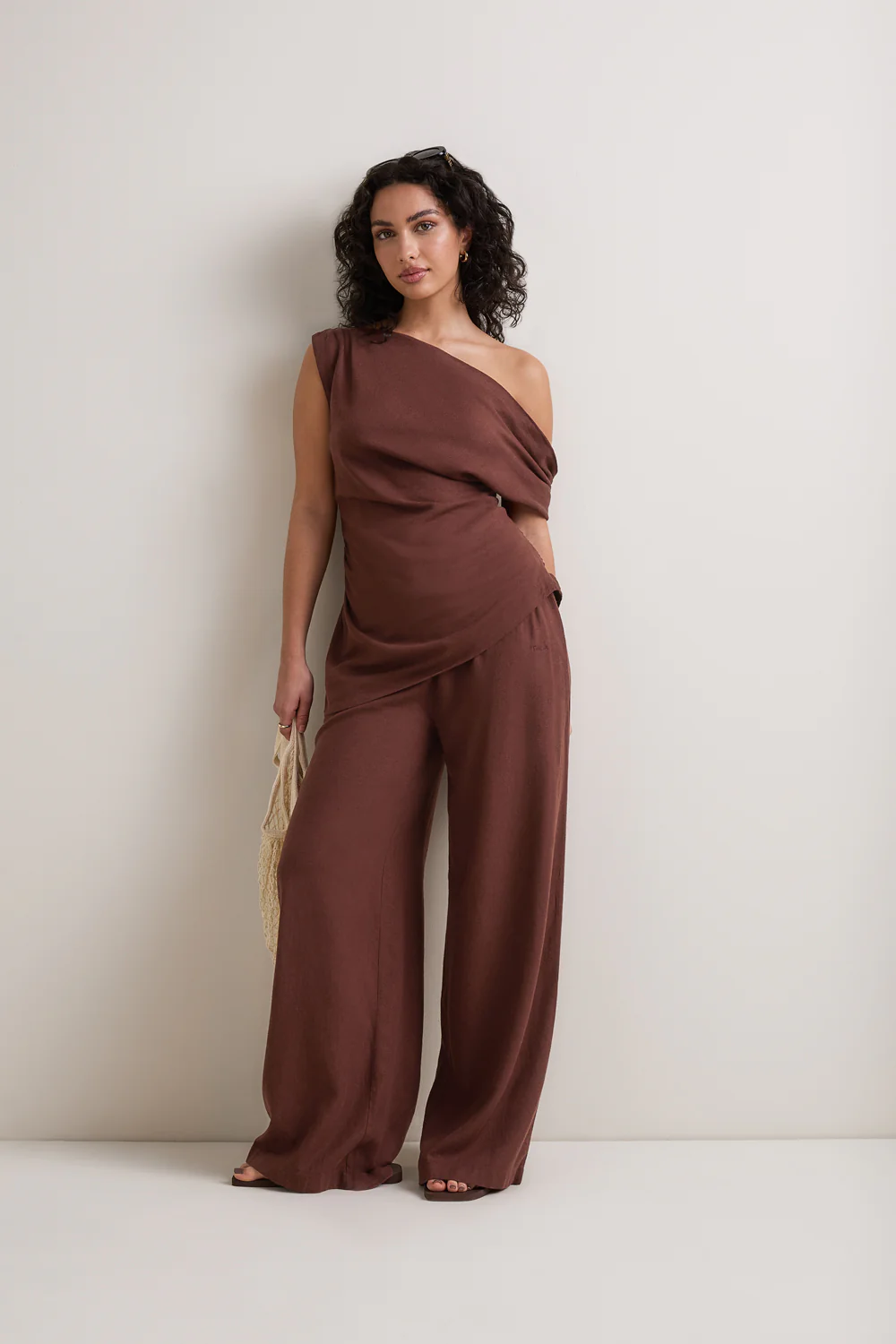 Soft Linen Top - Deep Rust - Image 4