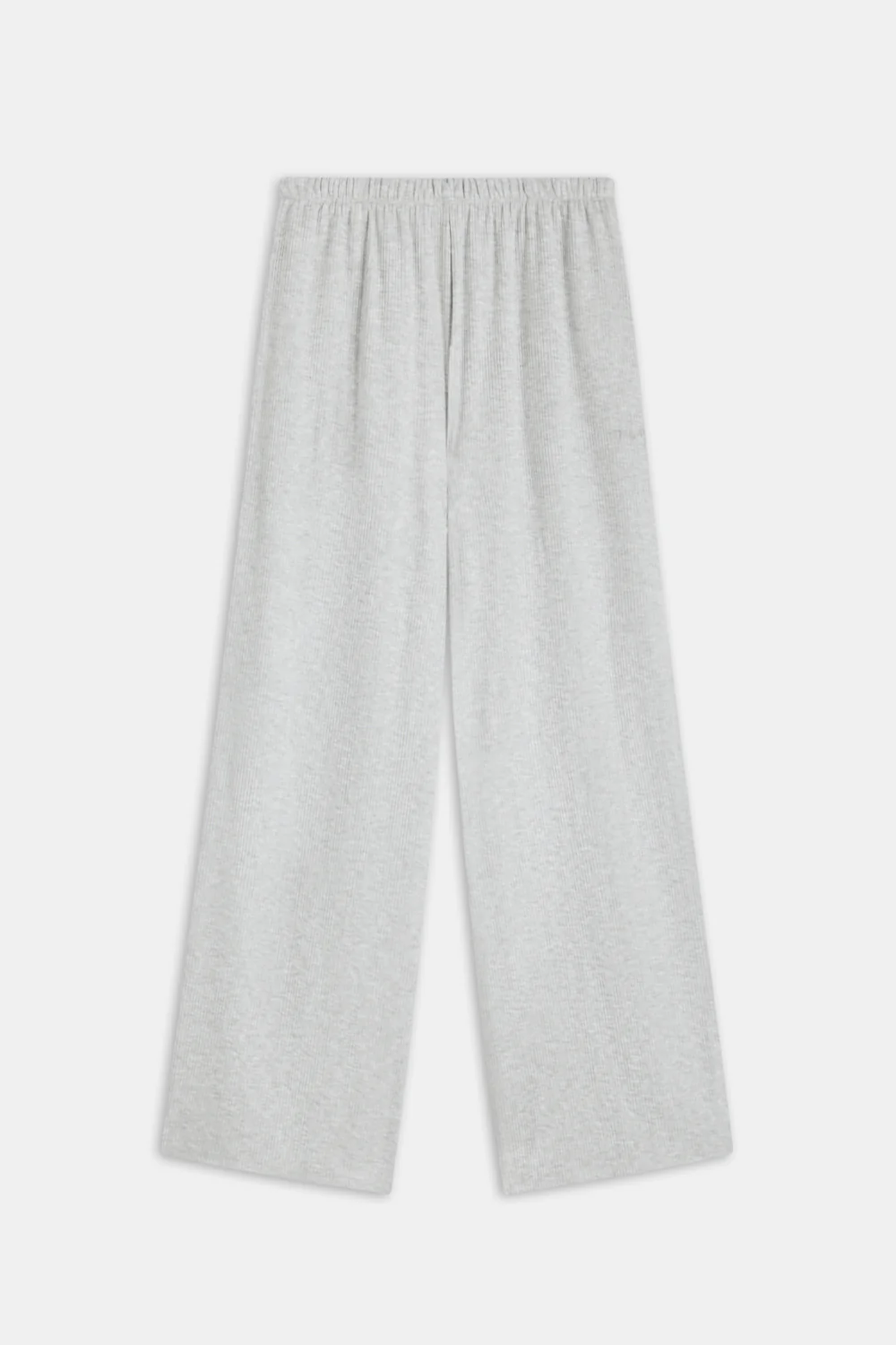 Wide Leg Pyjama Bottoms - Grey Marl - Image 2