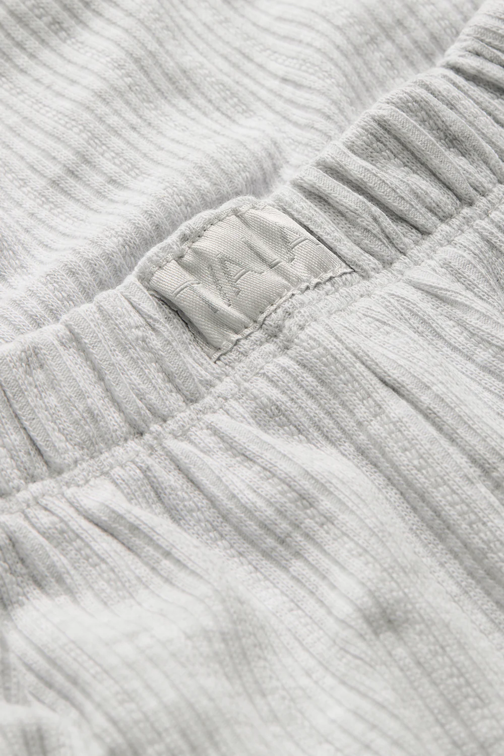 Wide Leg Pyjama Bottoms - Grey Marl - Image 7