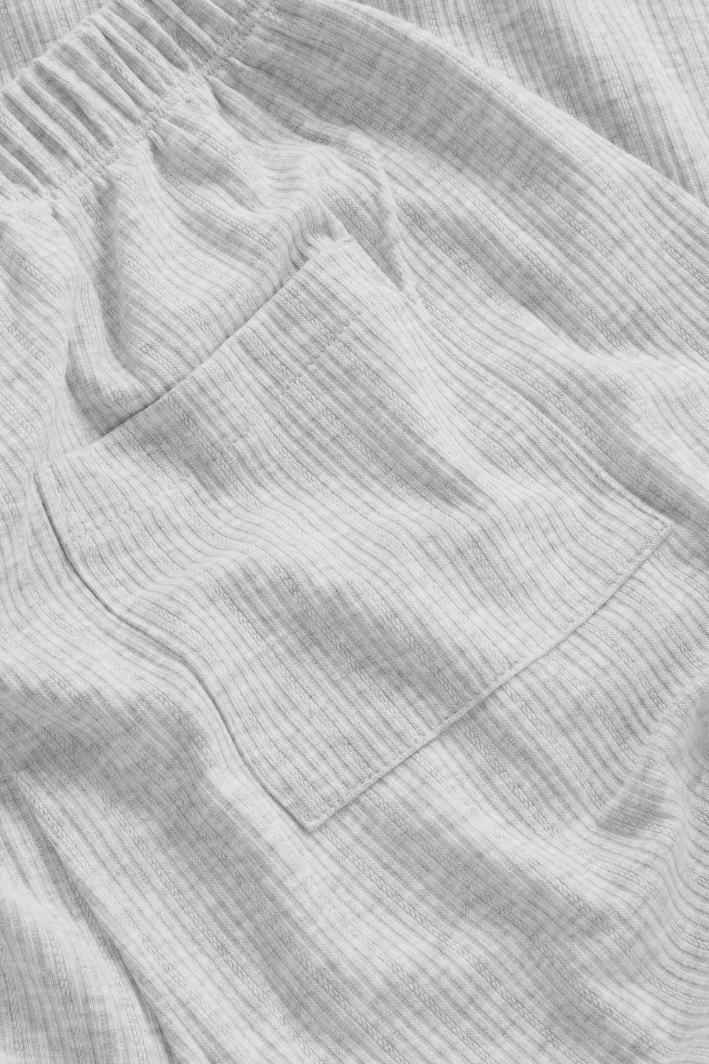 Wide Leg Pyjama Bottoms - Grey Marl - Image 8
