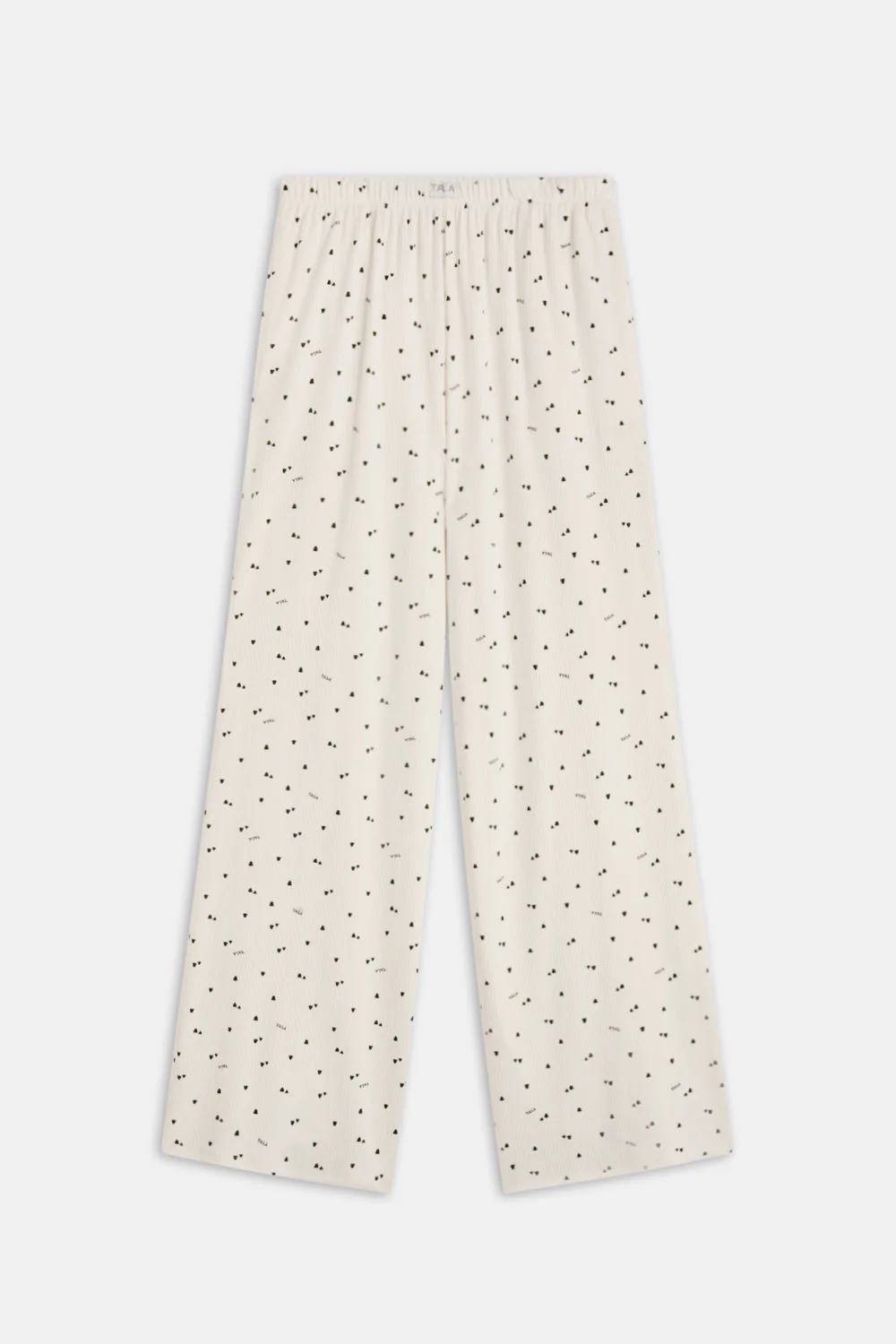 Wide Leg Pyjama Bottoms - Ivory Forest Print - Image 2