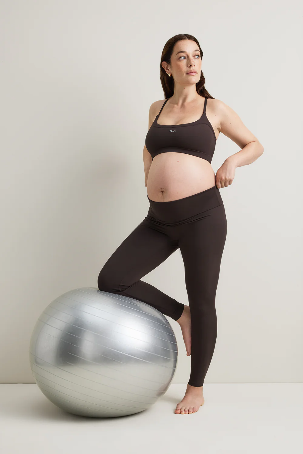 SoftSet Maternity Legging - Americano - Image 4
