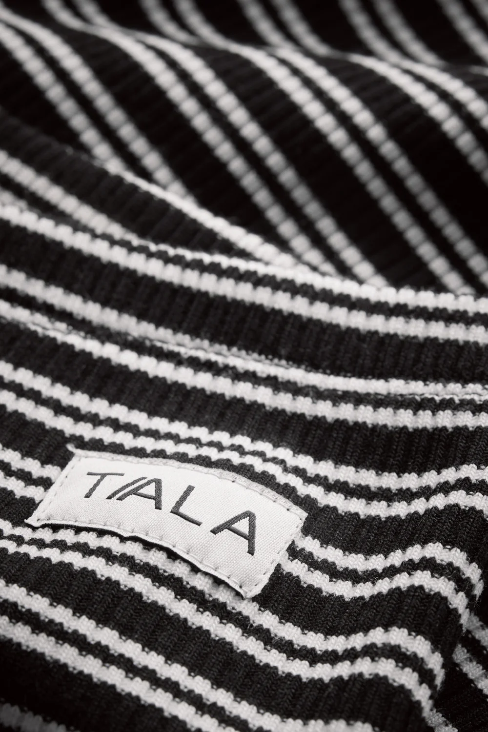 Stripe Knit Short - Black / White - Image 7