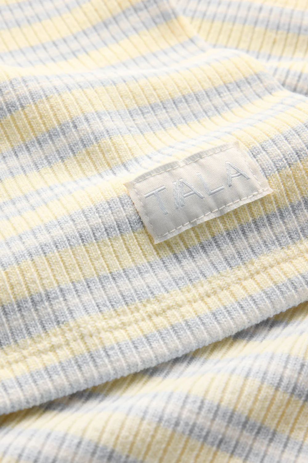 Stripe Knit Short - Lemon Yellow - Image 6
